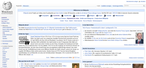 Hauptseite Wikipedia